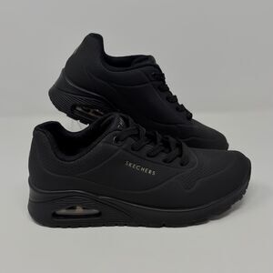 Skechers Women’s Uno Stand On Air Sneakers Black Size 8.5 STORE MODEL